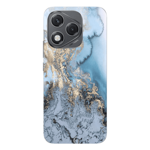 Honor 400 Lite Marble Gold Design Transparent Silicone TPU Θήκη
