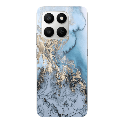 Honor Magic 400 Smart Marble Gold Design Transparent Silicone TPU Θήκη