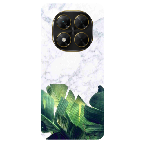 Xiaomi Poco X7 Marble Laves Transparent Silicone TPU Θήκη