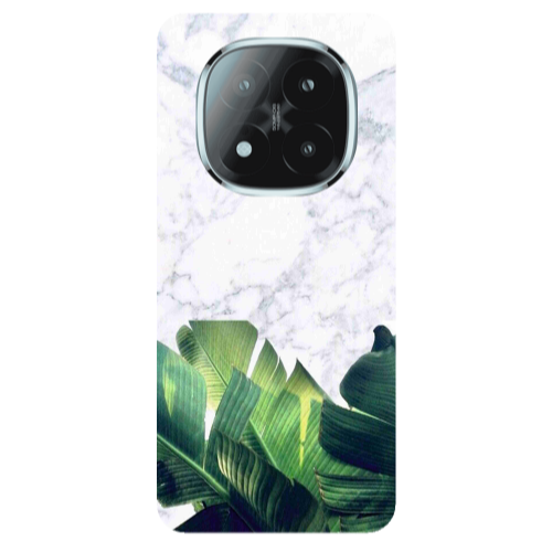 Xiaomi Redmi Note 14 Pro + 5g Marble Laves Transparent Silicone TPU Θήκη