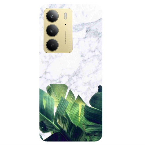 Realme C 75 Marble Laves Transparent Silicone TPU Θήκη