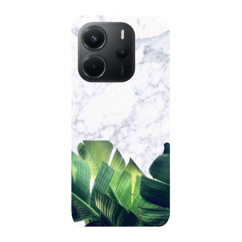 Xiaomi Redmi Note 14 Marble Laves Transparent Silicone TPU Θήκη
