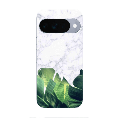 Google Pixel 10 Marble Laves Transparent Silicone TPU Θήκη