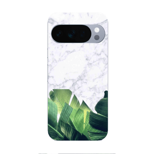 Google Pixel 10 Pro Marble Laves Transparent Silicone TPU Θήκη