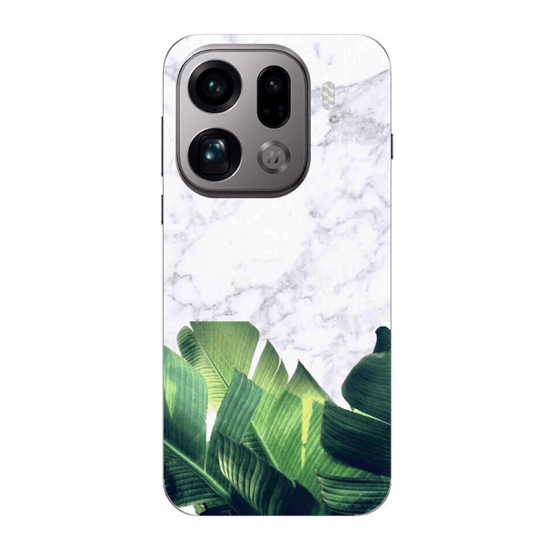Oppo Find X9 Pro Marble Laves Transparent Silicone TPU Θήκη