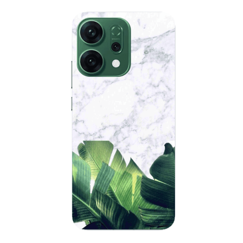 Oppo RENO 14 Marble Laves Transparent Silicone TPU Θήκη