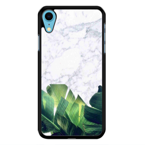 Apple iPhone Xr Marble Laves Black Glossy Θήκη