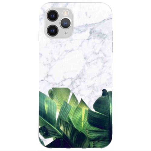 Apple iPhone 13 Pro Max Marble Laves Transparent Silicone TPU Θήκη