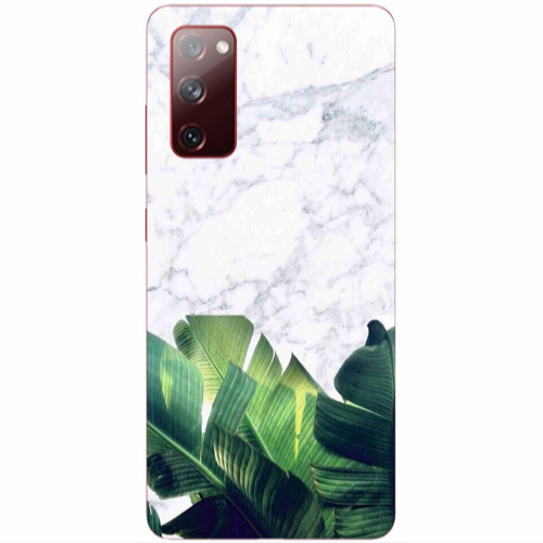 Samsung S20 FE Marble Laves Transparent Silicone TPU Θήκη