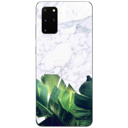 Samsung S20 Plus Marble Laves Transparent Silicone TPU Θήκη