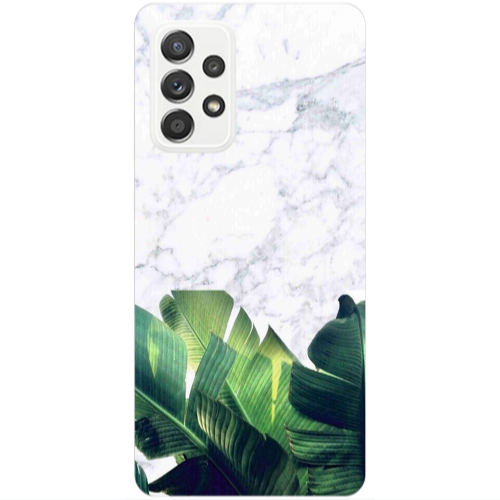 Samsung A53 Marble Laves Transparent Silicone TPU Θήκη