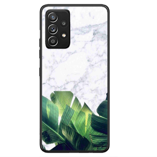 Samsung A53 Marble Laves Black Glossy Θήκη