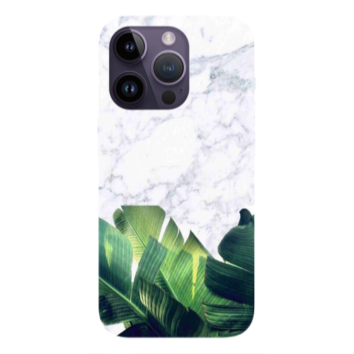 Apple iPhone 14 Pro  Marble Laves Transparent Silicone TPU Θήκη