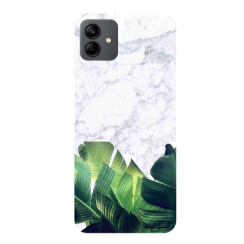 Samsung A04 Marble Laves Transparent Silicone TPU Θήκη