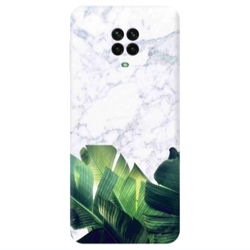 Xiaomi Redmi Note 9S Marble Laves Transparent Silicone TPU Θήκη