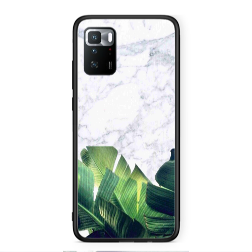 Xiaomi Poco X3 GT Marble Laves Black Glossy Θήκη
