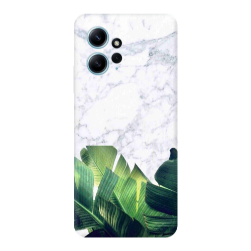 Xiaomi Redmi Note 12 4G Marble Laves Transparent Silicone TPU Θήκη
