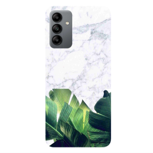 Samsung A13 5G Marble Laves Transparent Silicone TPU Θήκη