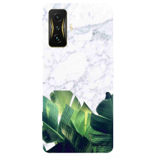 Xiaomi Poco F4 Gt Marble Laves Transparent Silicone TPU Θήκη
