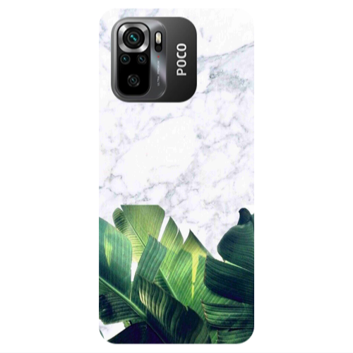 Xiaomi Poco M5 s Marble Laves Transparent Silicone TPU Θήκη