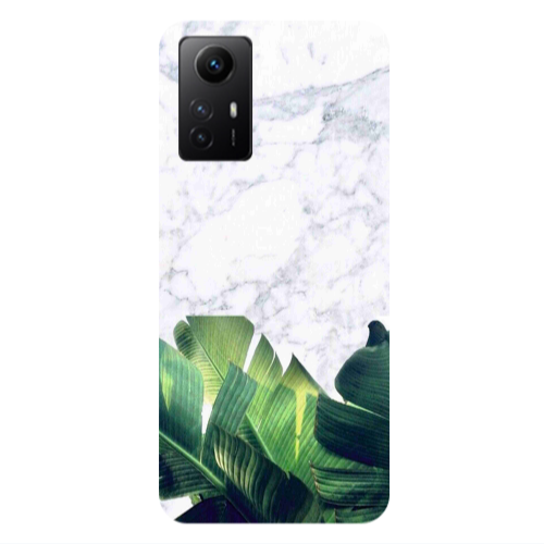 Xiaomi Redmi Note 12s Marble Laves Transparent Silicone TPU Θήκη