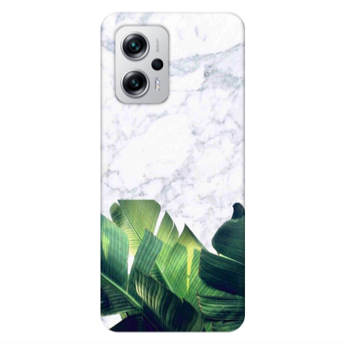 Xiaomi Poco X4 GT Marble Laves Transparent Silicone TPU Θήκη