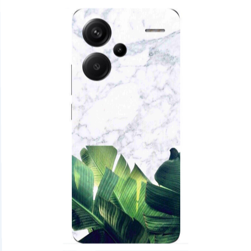 Xiaomi Redmi Note 13 Pro+ 5G  Marble Laves Transparent Silicone TPU Θήκη