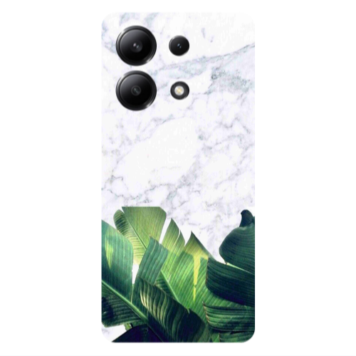 Xiaomi Redmi Note 13 4G Marble Laves Transparent Silicone TPU Θήκη