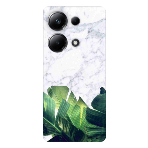 Xiaomi Poco M6 Pro 4G Marble Laves Transparent Silicone TPU Θήκη