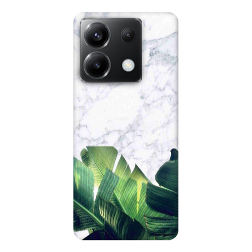 Xiaomi Poco X6 5G Marble Laves Transparent Silicone TPU Θήκη