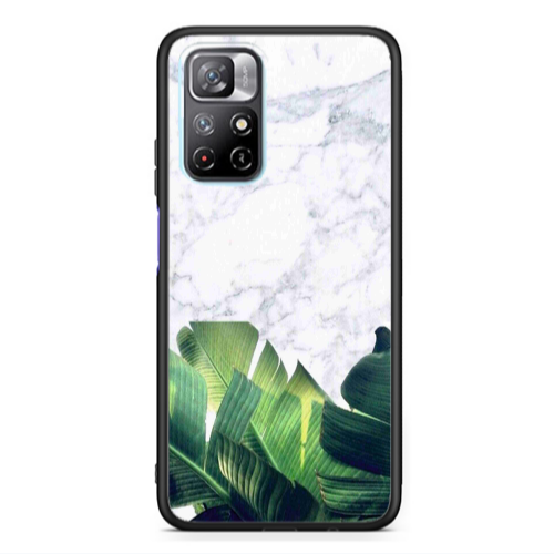 Xiaomi Poco M4 Pro 5G Marble Laves Black Glossy Θήκη
