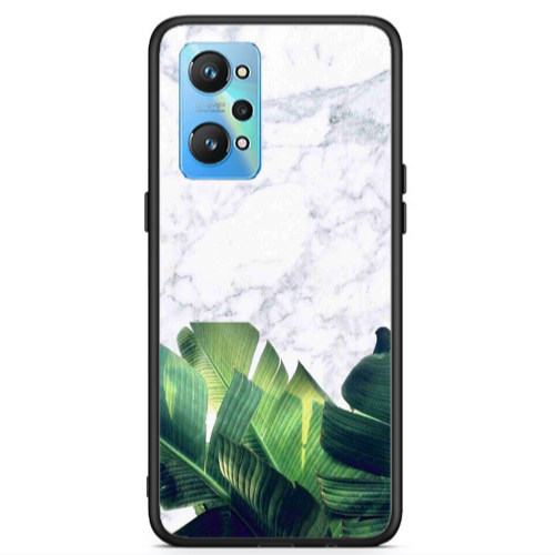 Realme Gt Neo 2 Marble Laves Black Glossy Θήκη