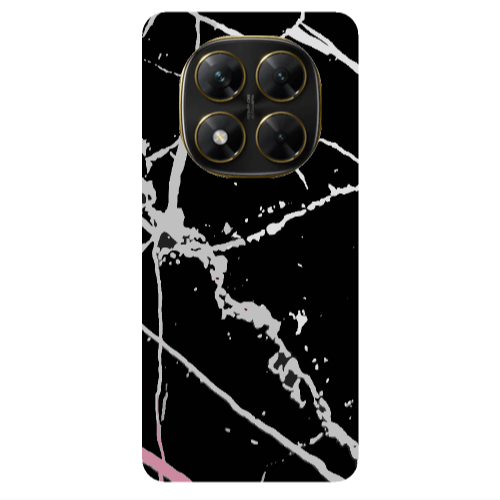 Xiaomi Poco X7 Marble Cream Cracks Transparent Silicone TPU Θήκη