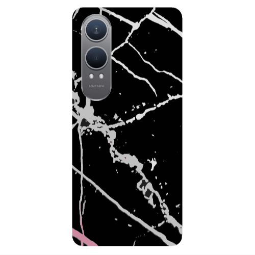 Oneplus Nord Ce 4 lite Marble Cream Cracks Transparent Silicone TPU Θήκη