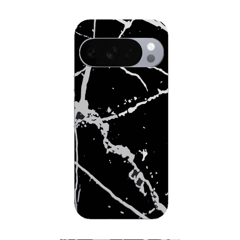 Google Pixel 10 Pro Marble Cream Cracks Transparent Silicone TPU Θήκη