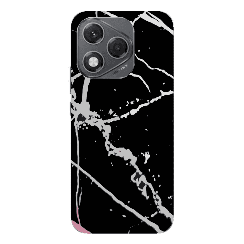 Honor 400 Lite Marble Cream Cracks Transparent Silicone TPU Θήκη