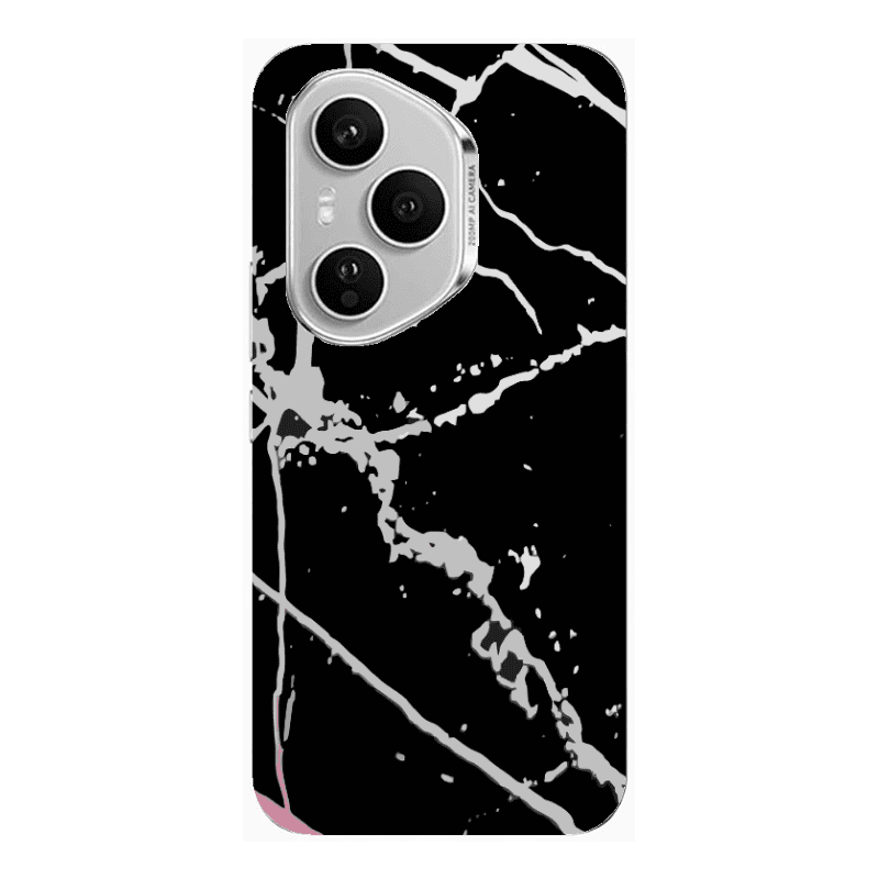 Honor Magic 400 Pro Marble Cream Cracks Transparent Silicone TPU Θήκη
