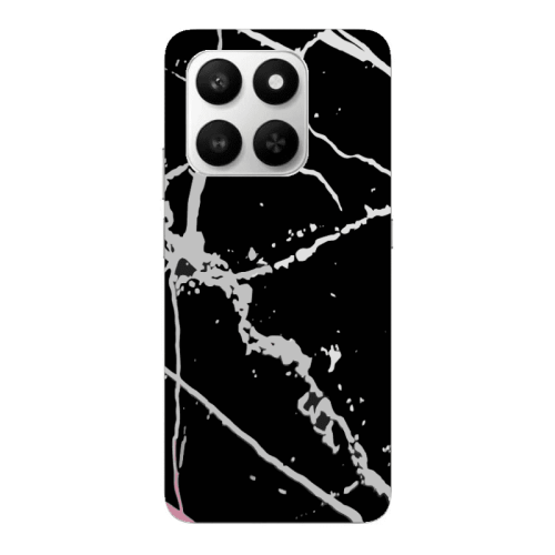 Honor Magic 400 Smart Marble Cream Cracks Transparent Silicone TPU Θήκη