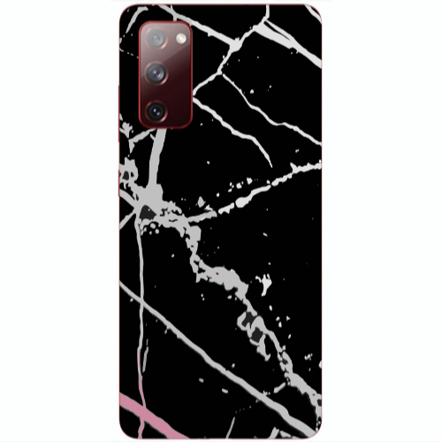Samsung S20 FE Marble Cream Cracks Transparent Silicone TPU Θήκη