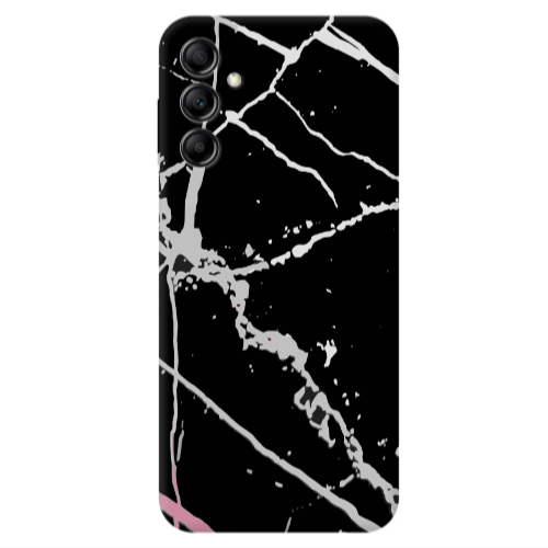Samsung A24 Marble Cream Cracks Transparent Silicone TPU Θήκη