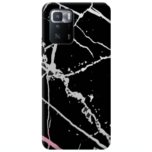 Xiaomi Poco X3 GT Marble Cream Cracks Transparent Silicone TPU Θήκη
