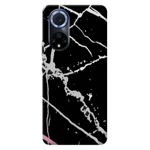 Huawei Nova 9 Marble Cream Cracks Transparent Silicone TPU Θήκη