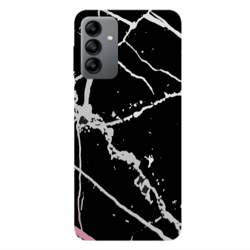 Samsung A13 5G Marble Cream Cracks Transparent Silicone TPU Θήκη