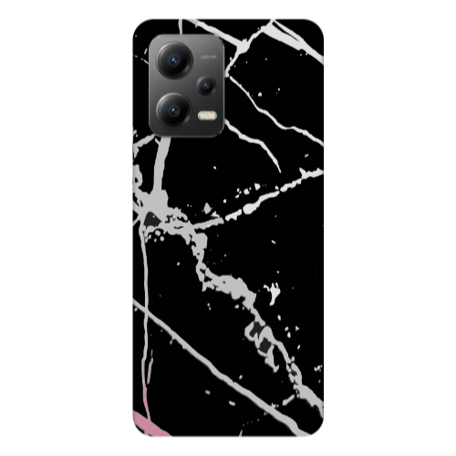 Xiaomi Poco X5 Marble Cream Cracks Transparent Silicone TPU Θήκη