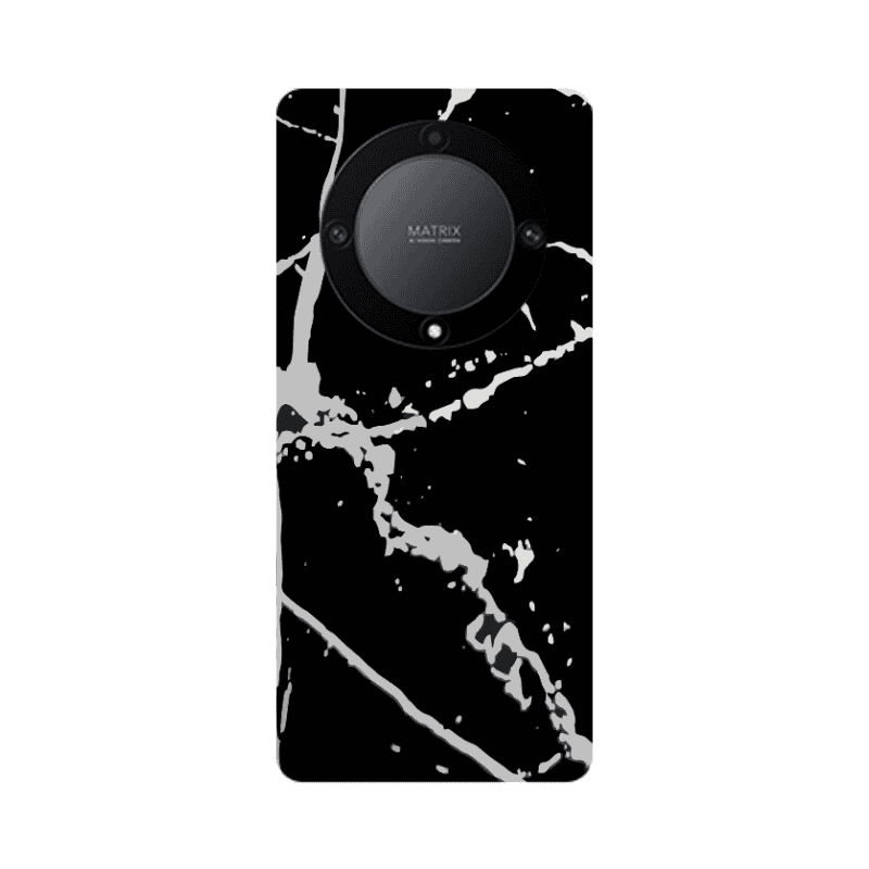 Honor Magic5 Lite 5G Marble Cream Cracks Transparent Silicone TPU Θήκη