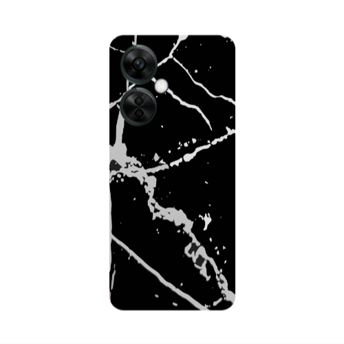 Oneplus Nord CE 3 Lite 5G Marble Cream Cracks Transparent Silicone TPU Θήκη