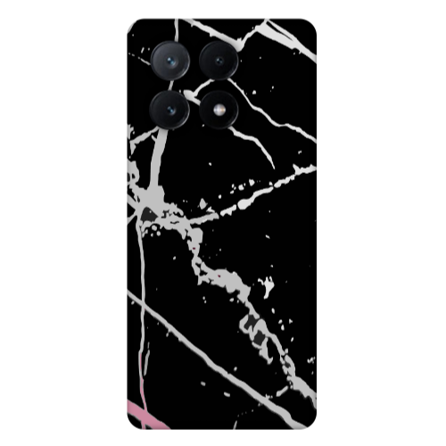Xiaomi Poco X6Pro 5G Marble Cream Cracks Transparent Silicone TPU Θήκη