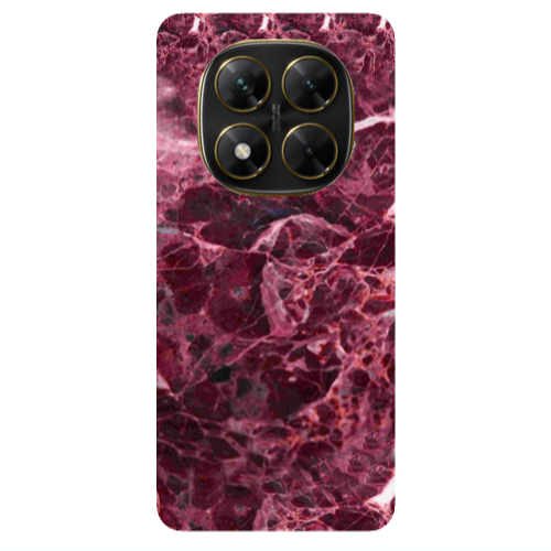 Xiaomi Poco X7 Marble Cherry Transparent Silicone TPU Θήκη