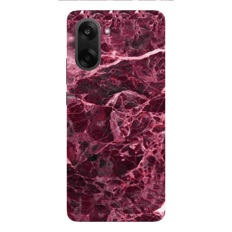 Oneplus Nord CE 5 Marble Cherry Transparent Silicone TPU Θήκη