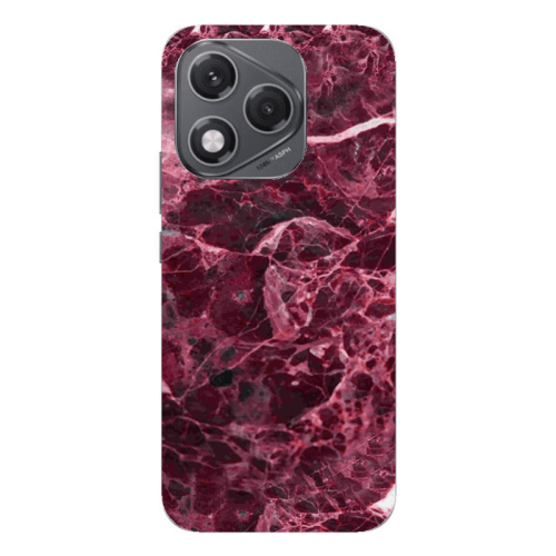 Honor 400 Lite Marble Cherry Transparent Silicone TPU Θήκη
